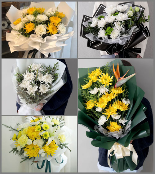 贵州安顺西秀区七眼桥镇元背村白事花束代送
